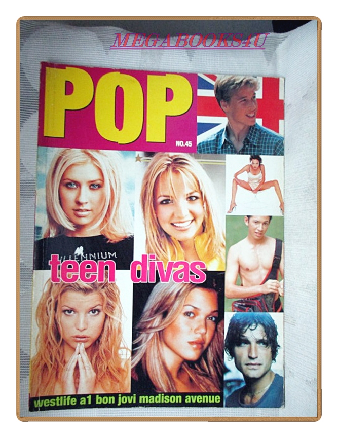 นิตยสารPOP MAGAZINE VOL.04,NO.45,JUN,2000 ปี2543 สภาพดี ภาพขาวดำถูกตัดไปบางส่วนประมาณ10แผ่น