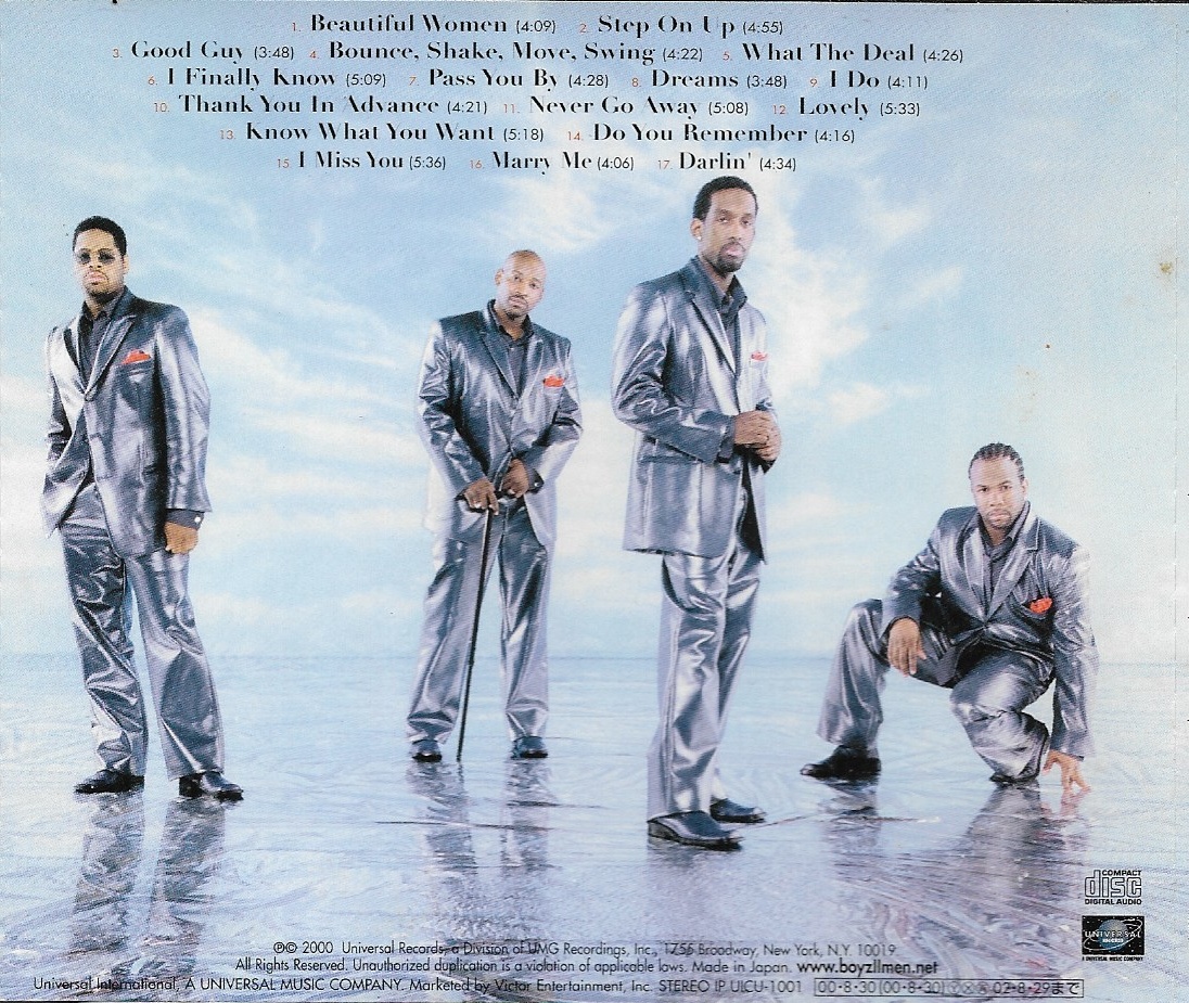 Used CD,Boyz II Men - Nathan Michael Shawn Wanya (B)(2000)(Japan)