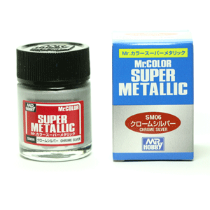 Mr.Color Super Metallic Paints - Chrome Silver SM06
