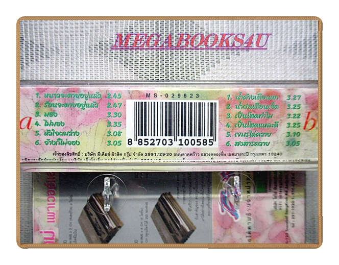 เทปเพลงไทยลูกทุ่ง สุรชาติ สมบัติเจริญ & สุภัทรา ทิวานนท์ ชุด คู่รักเพลงร้อน
