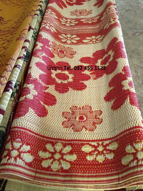 เสื่อพลาสติก ทอลาย 90*175ซม ผืนละ 72บาท ส่ง 100ผืน