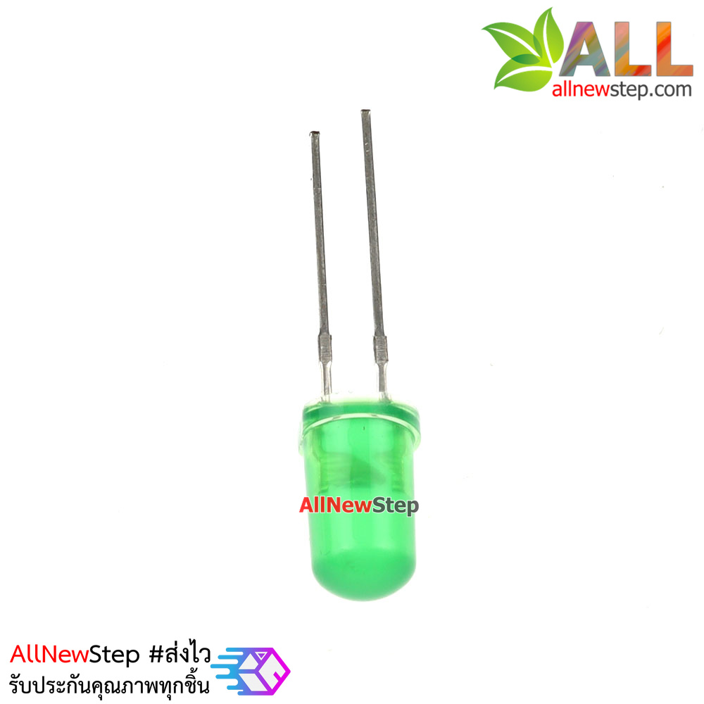LED ขนาด 5mm สีเขียว จำนวน 5 ดวง
