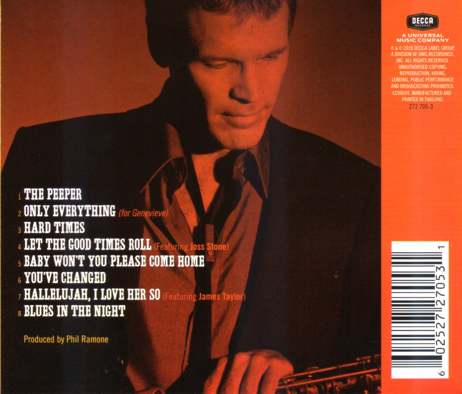 CD,David Sanborn - Only Everything (Sax)(instrumental)2010)(Thai)