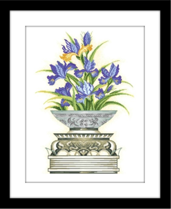 ชุดปักจีน Orchid : Purple