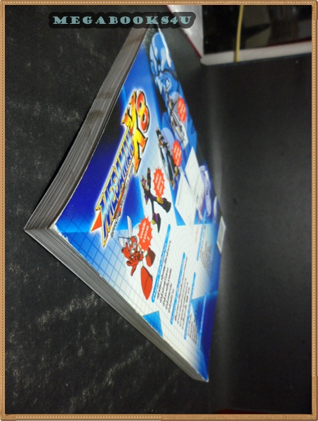 GA3406;หนังสือคู่มือเฉลยเกมส์ ROCKMAN X8 สภาพดี หนา166หน้า