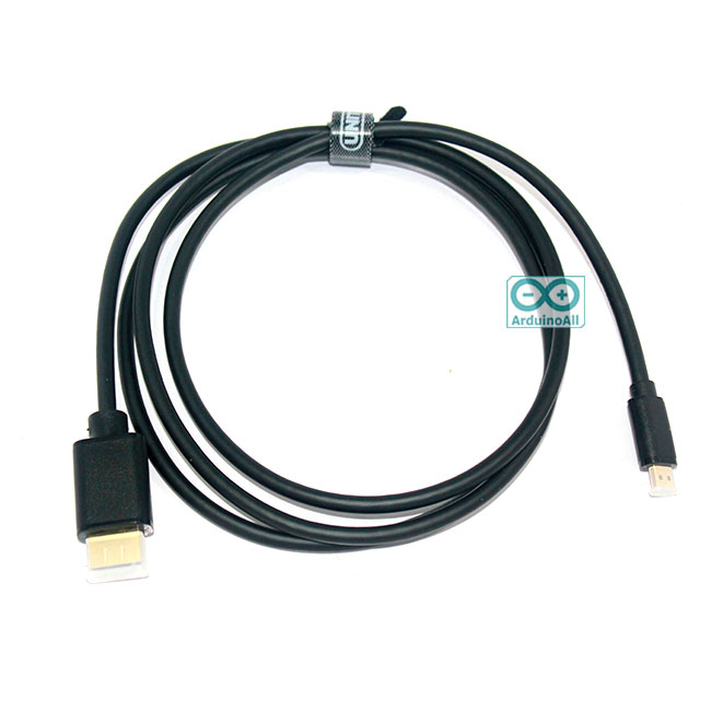 HDMI Male to Micro HDMI Male Cable อย่างดี ยาว 1 เมตร ยี่ห้อ Unitek