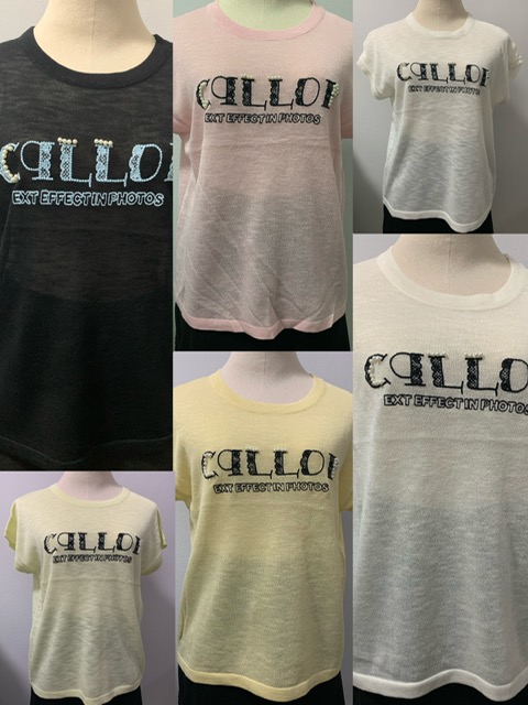 ✨New Arrival ✨ 👕เสื้อยืดแฟชั่น พิมพ์ลาย แต่งมุก ลูกไม้ 👕