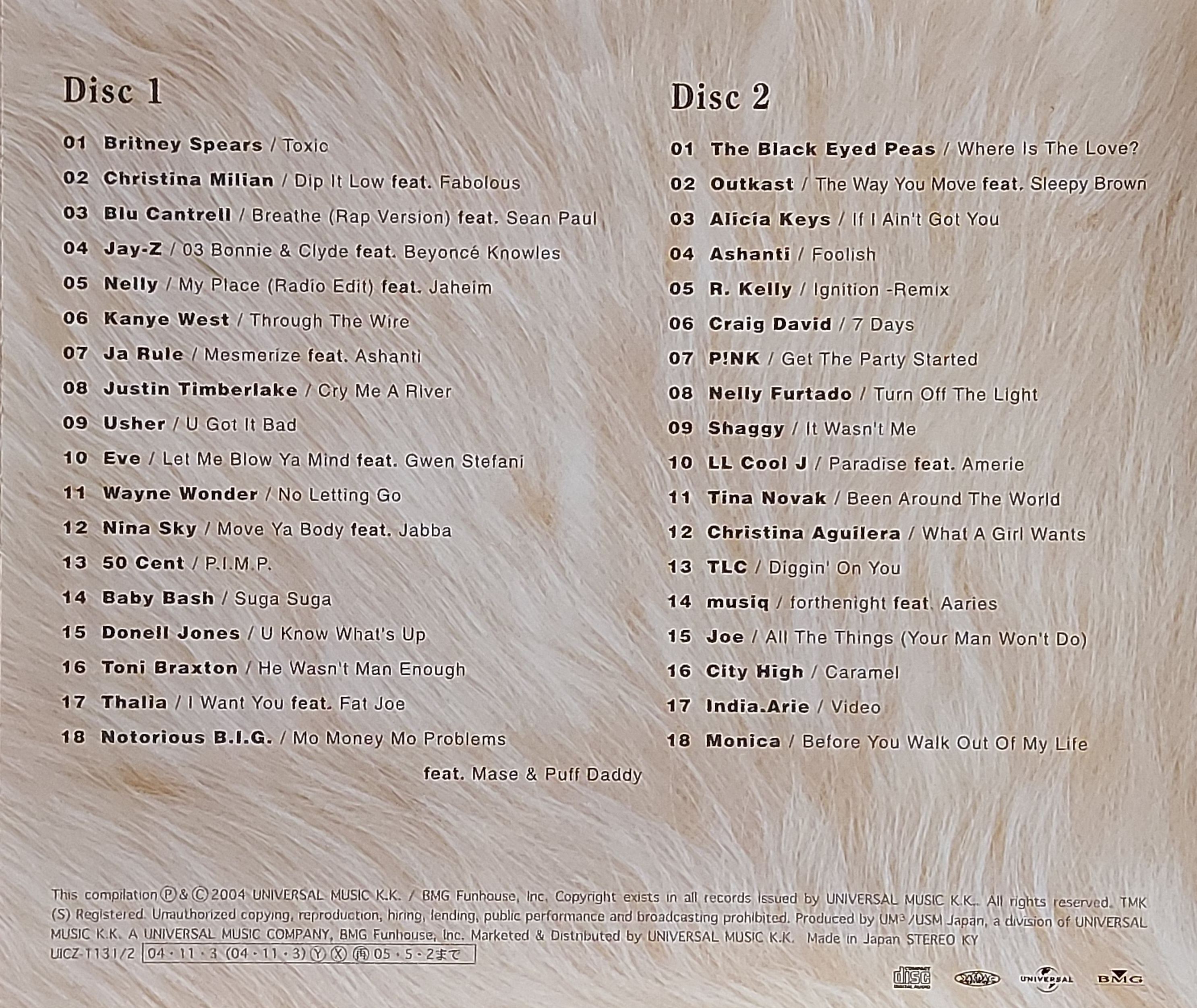 Used CD,Precious (B)(2CD)(R&B)(Hip Hop)Various Artists)(2004)(Japan)