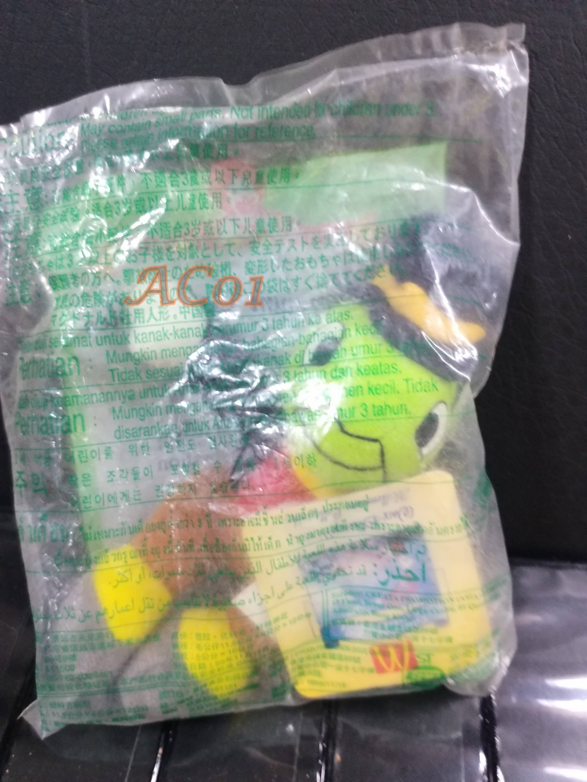 ของเล่นMcDonald's ของเล่นHappy Meal / Walt Disney World. Millennium Collectables - JIMIMY CRICKET / ในถุงเดิม ไม่แกะ ถุงเก่าหน่อย เก่าเก็บ