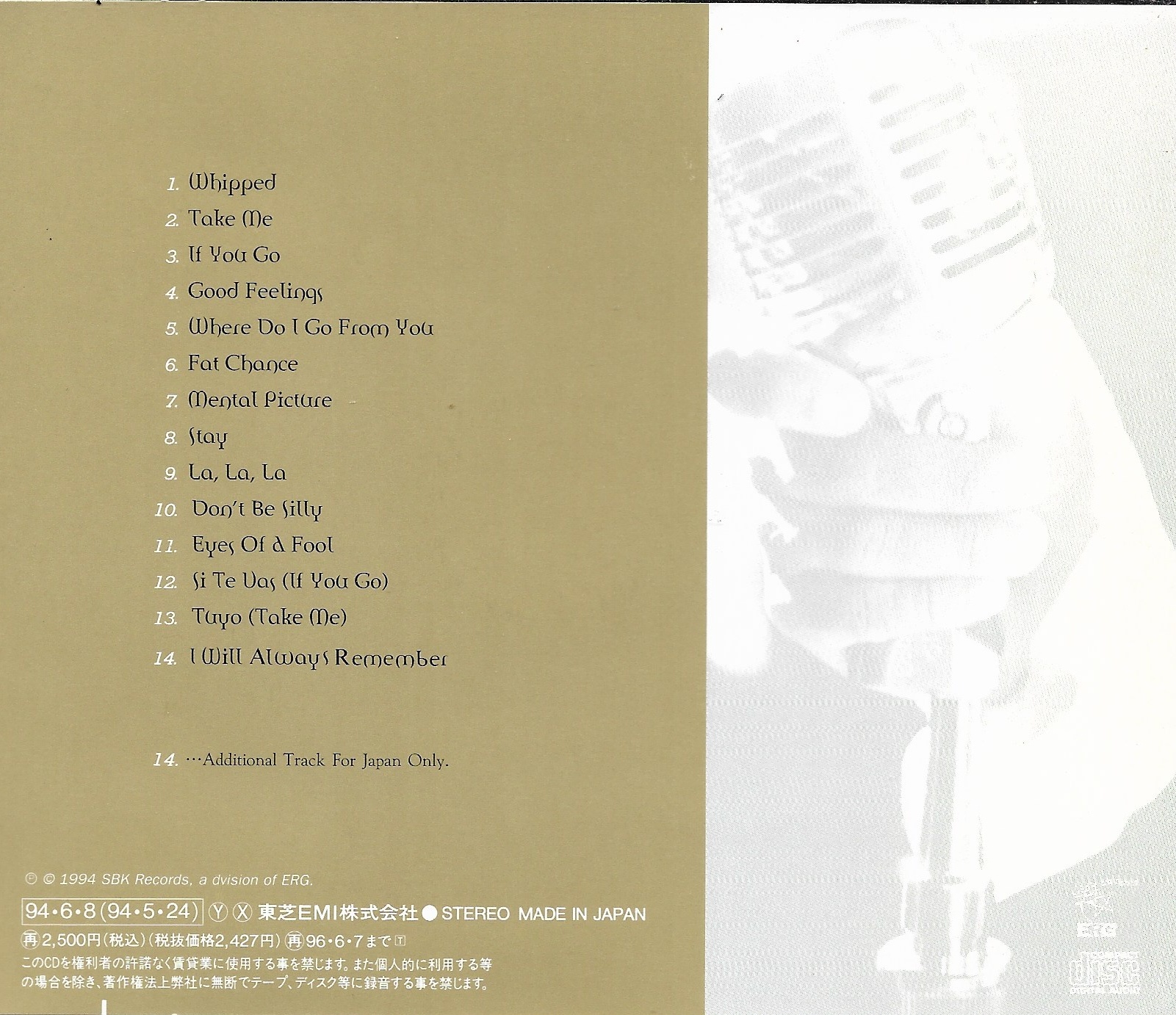 Used CD,Jon Secada - Heart Soul & a Voice (A)(1994)(Japan)