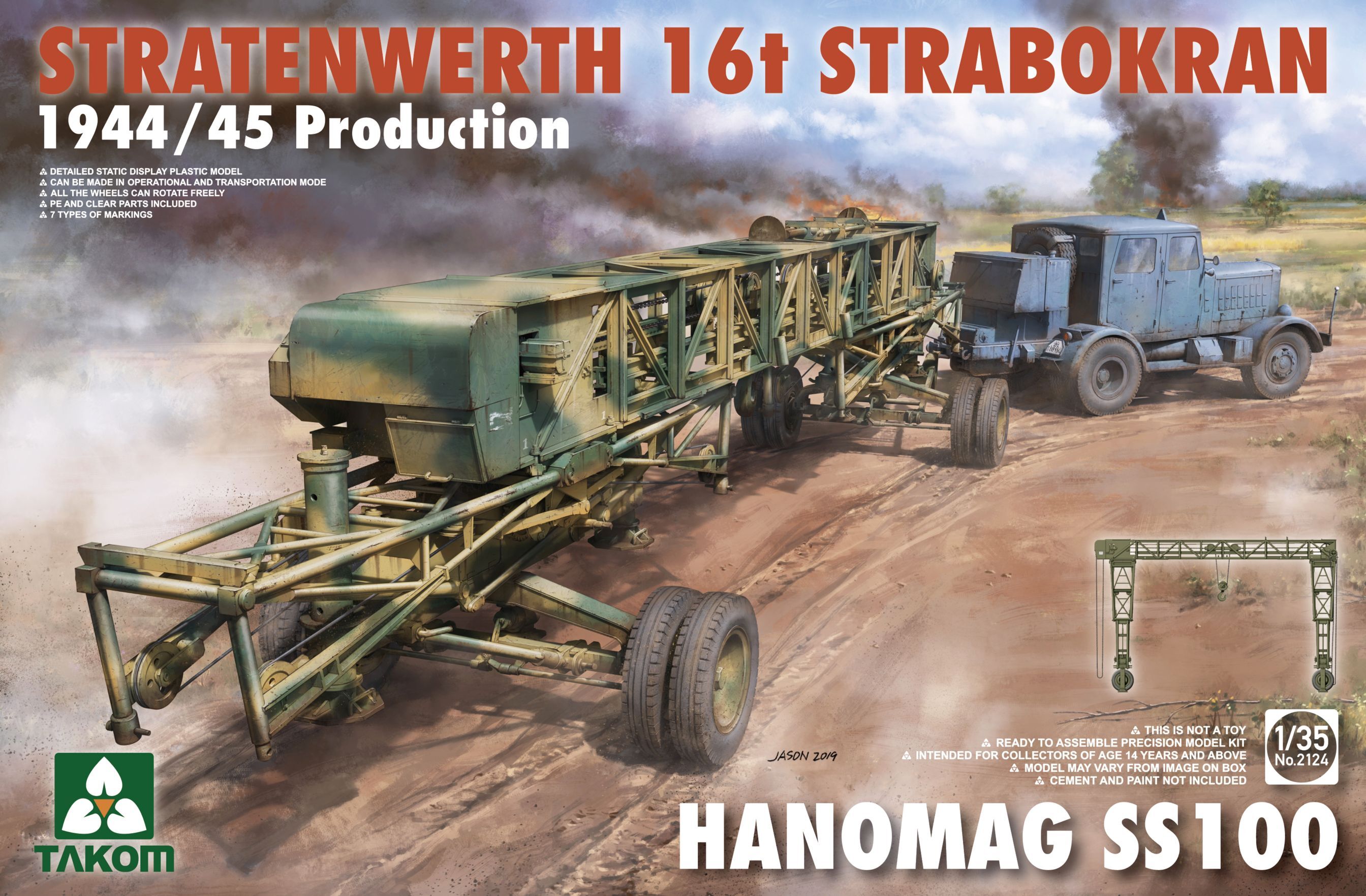 1/35 Stratenwerth 16t Strabokran 1944/45 Production & Hanomag ss100