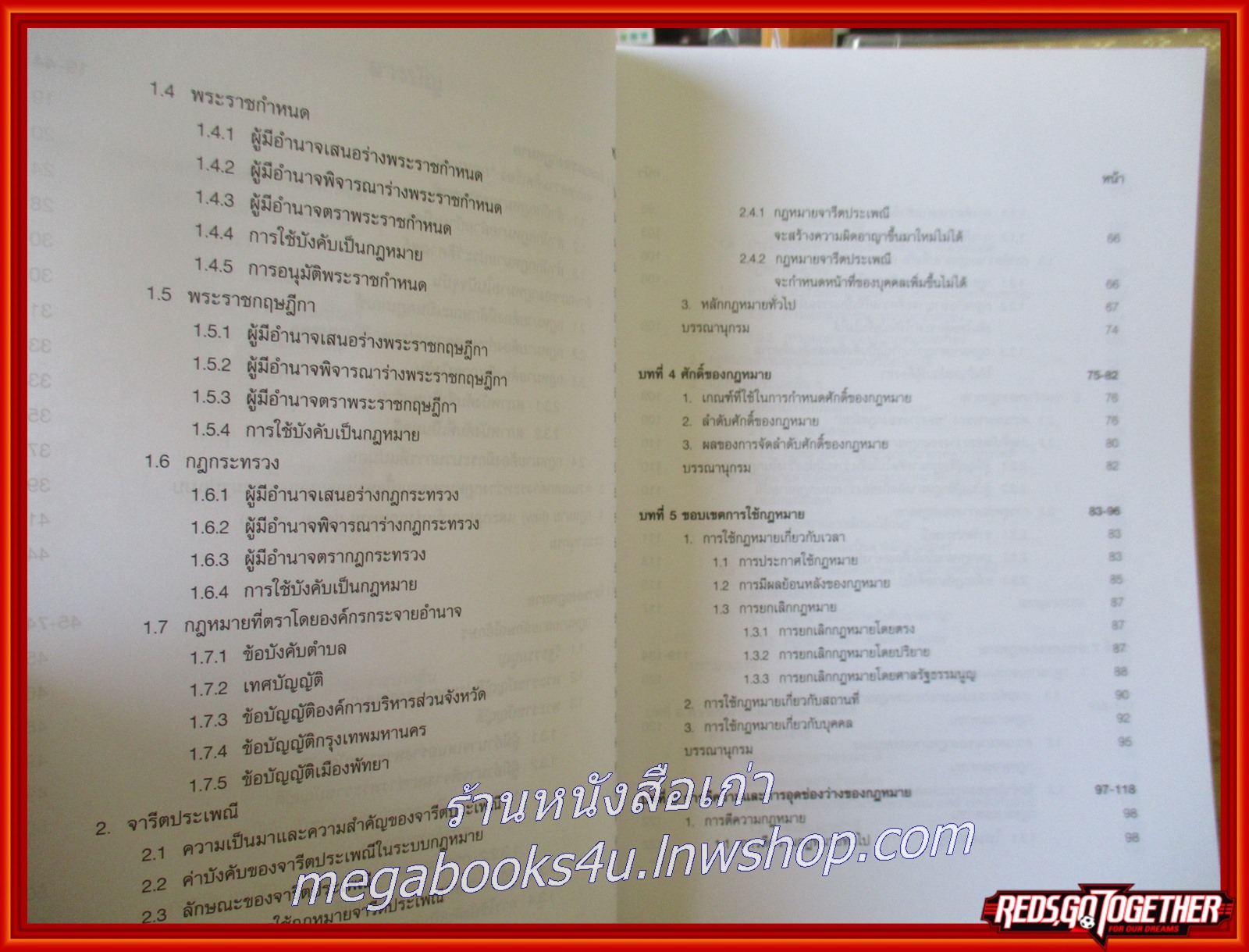 หนังสือ ความรู้พื้นฐานเกี่ยวกับกฎหมาย / มานิตย์ จุมปา