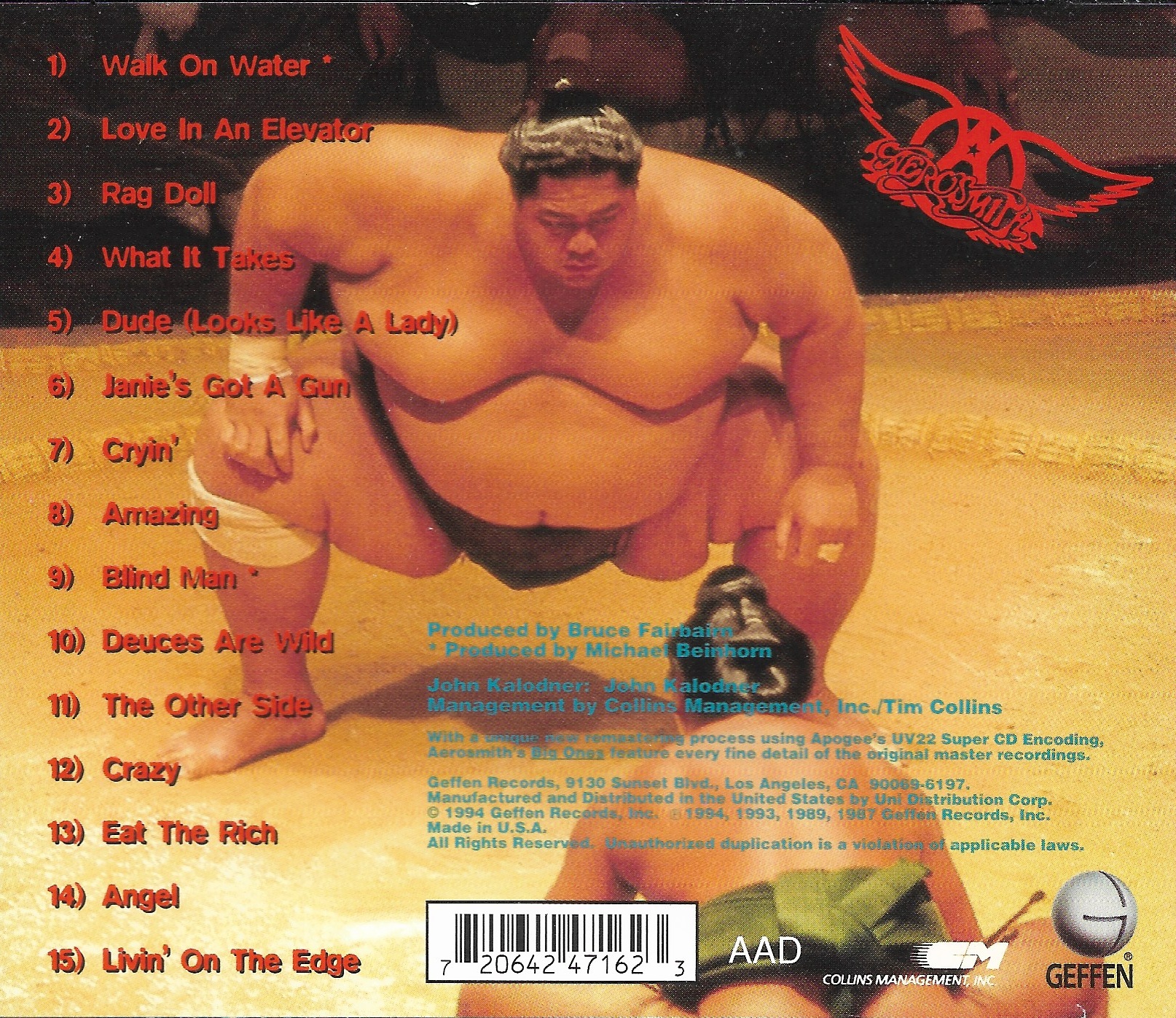 Used CD,Aerosmith - Big Ones (C)(1994)(USA)