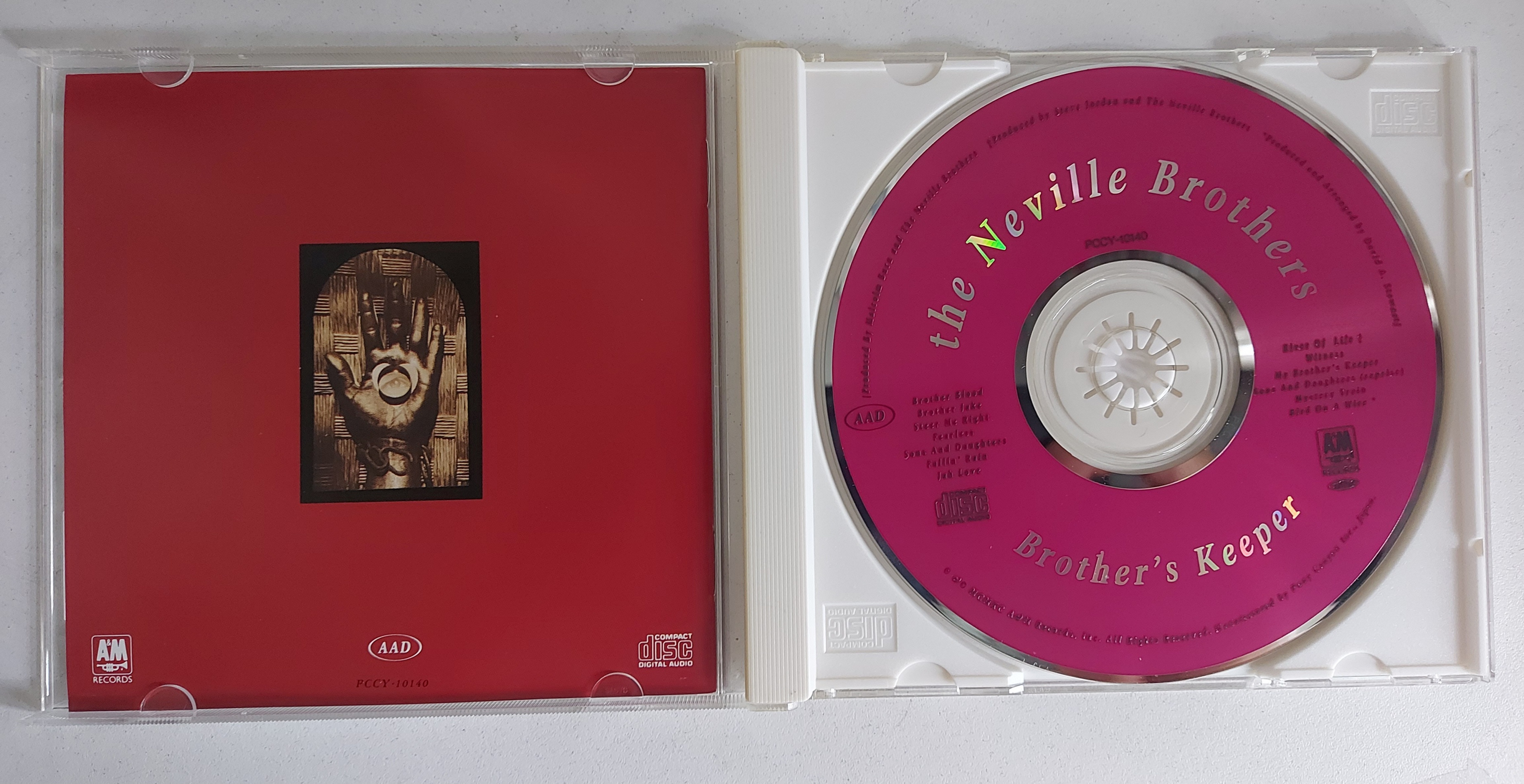Used CD,Neville Brothers - Brother's Keeper (Aaron Neville)(A)(1990)(Japan)