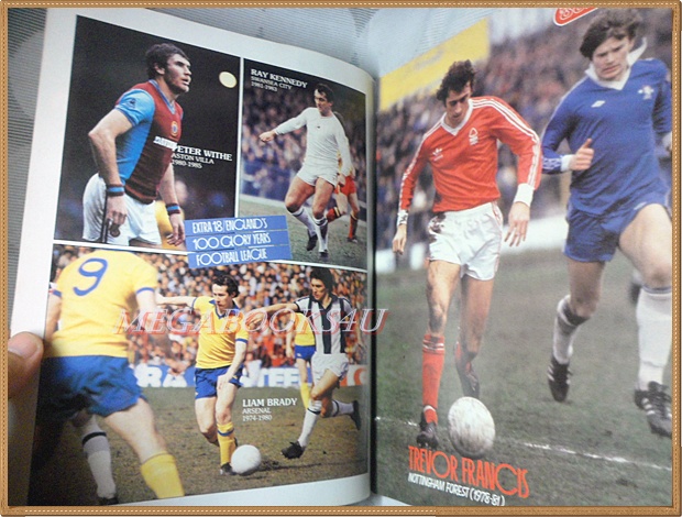 สตาร์ซอคเกอร์EXTRA ฉบับที่18 100ปีฟุตบอลลีกอังกฤษ ปี2530 สภาพดี ปกคราบฝุ่น