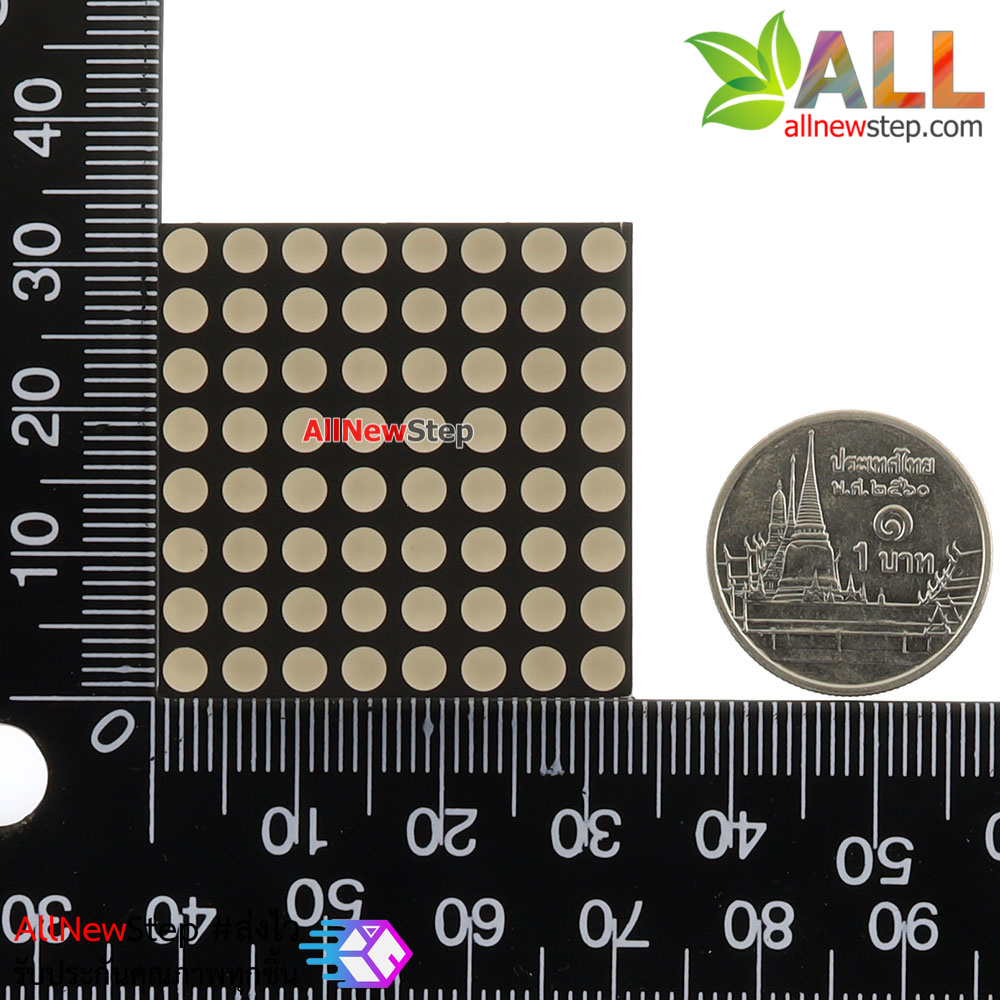 8x8 LED dot matrix red digital tube 3MM 1088AS