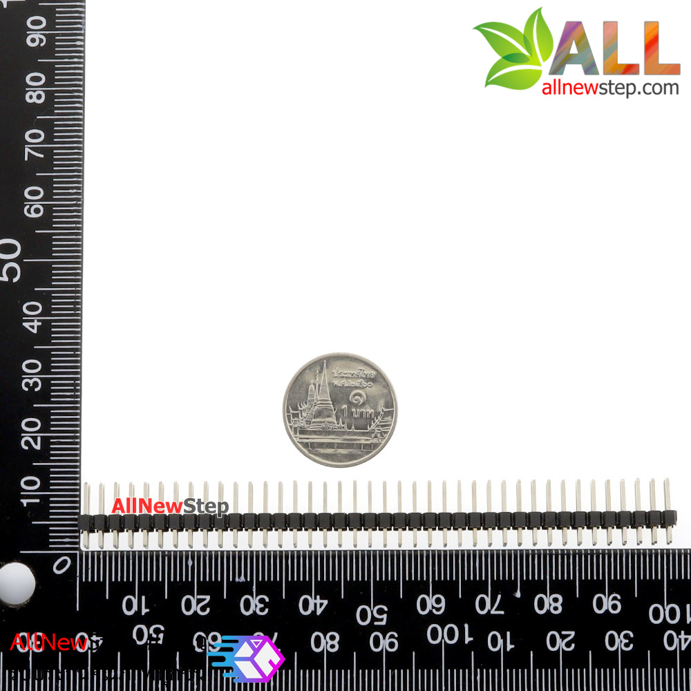ก้างปลา แบบคู่ 2x40 ขา ระยะห่าง 2.54mm
