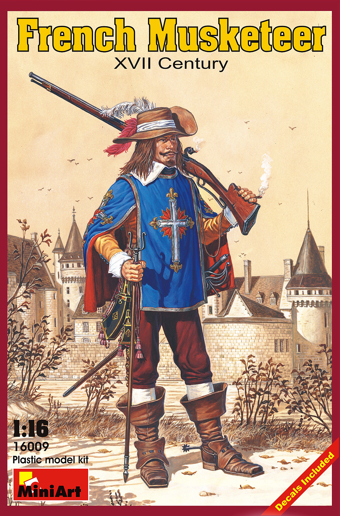1/16 FRENCH MUSKETTER XVII CENTURY