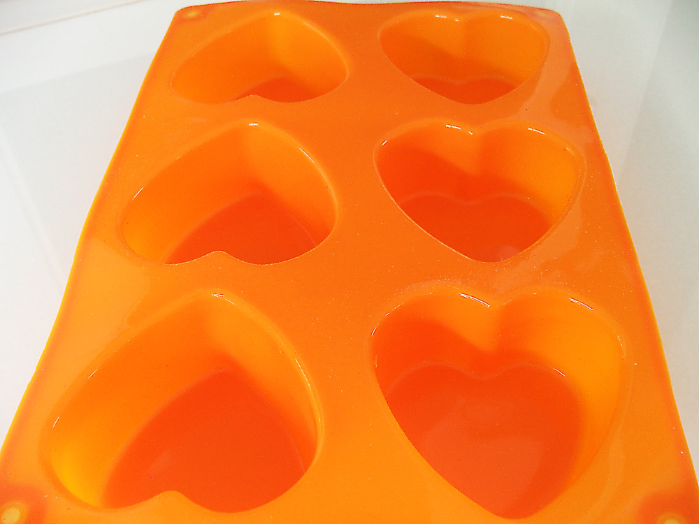 พิมพ์ซิลิโคนหัวใจขนาดใหญ่