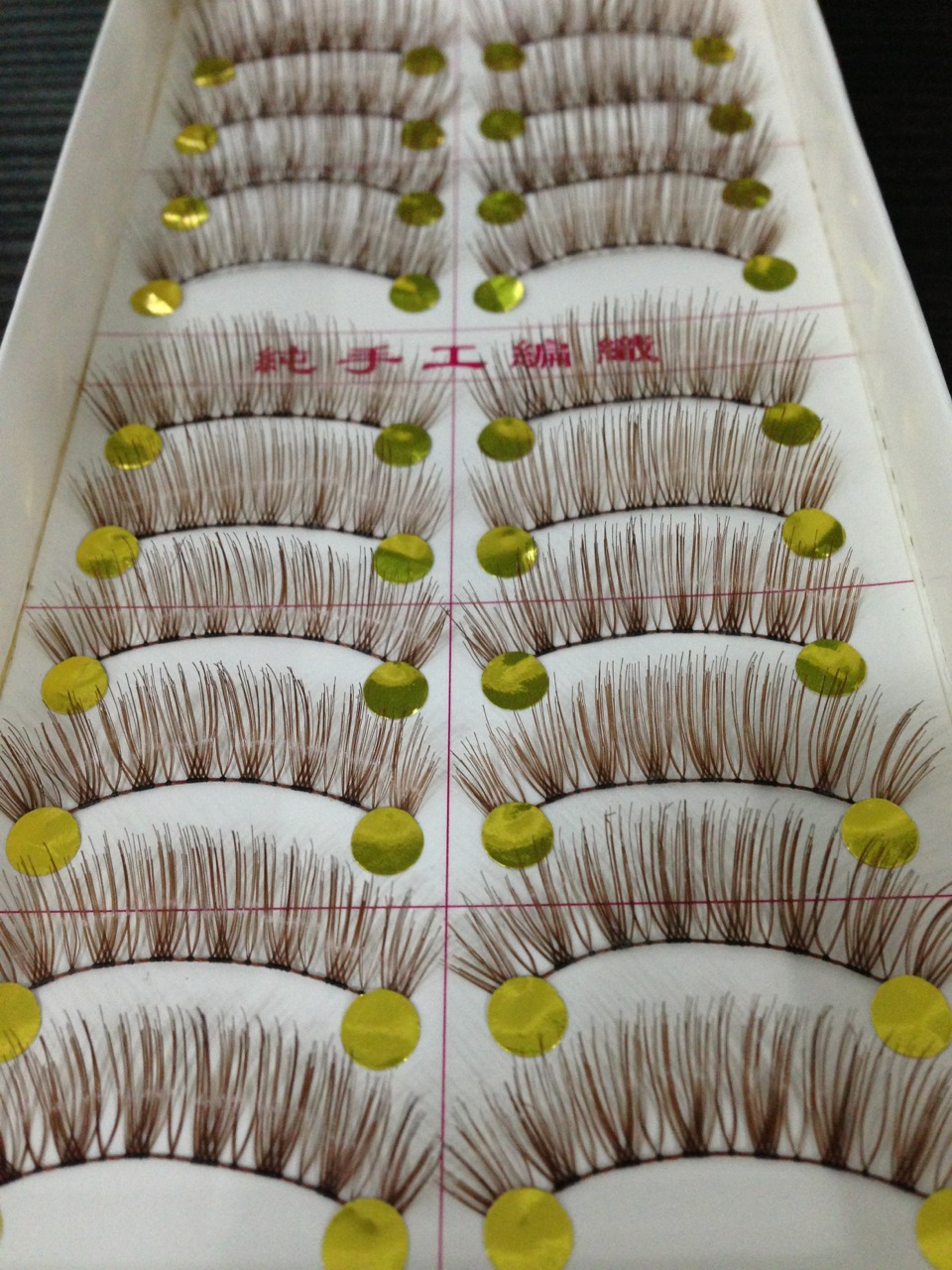 V-K33 ขนตาปลอม (ขายปลีก) เเพ็คละ 10 คู่