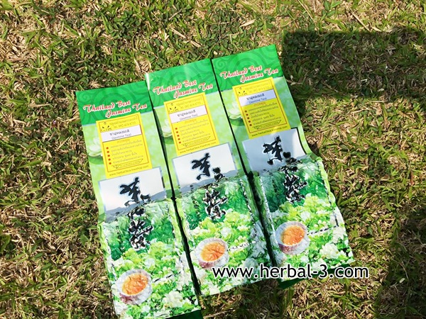 ชาอู่หลงมะลิ (แบบใบม้วน) บรรจุซองฟลอยด์สูญญากาศ