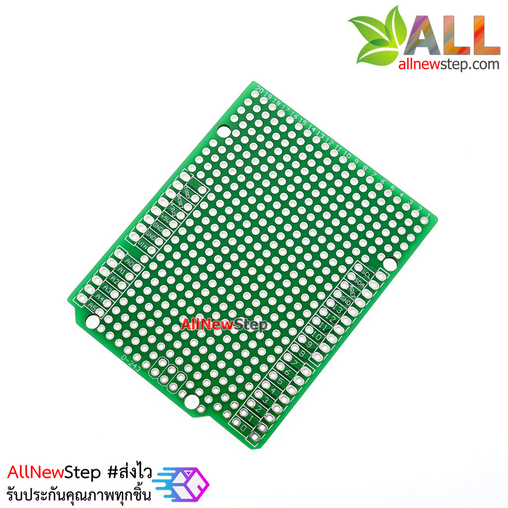 บอร์ด Shield อเนกประสงค์ Uno R3 Shield Prototype PCB for Arduino