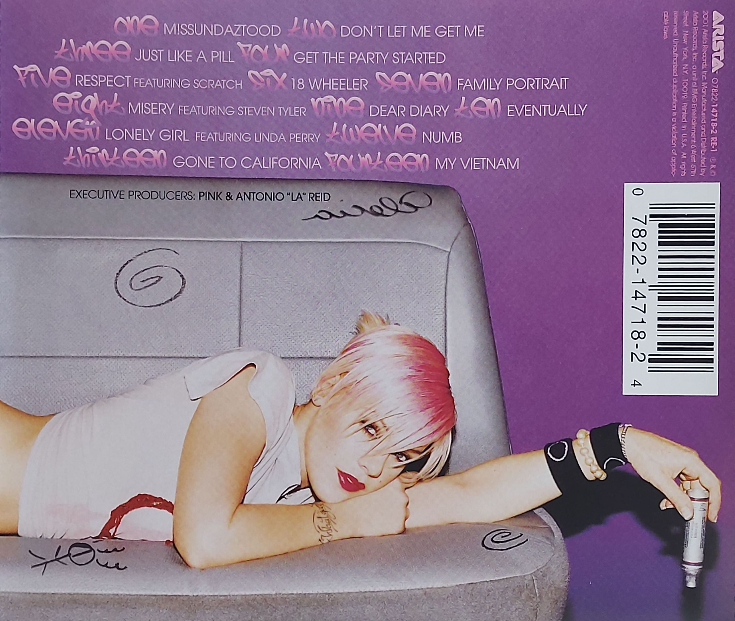 CD,Pink - Missundaztood (P!nk)(2001)(USA)