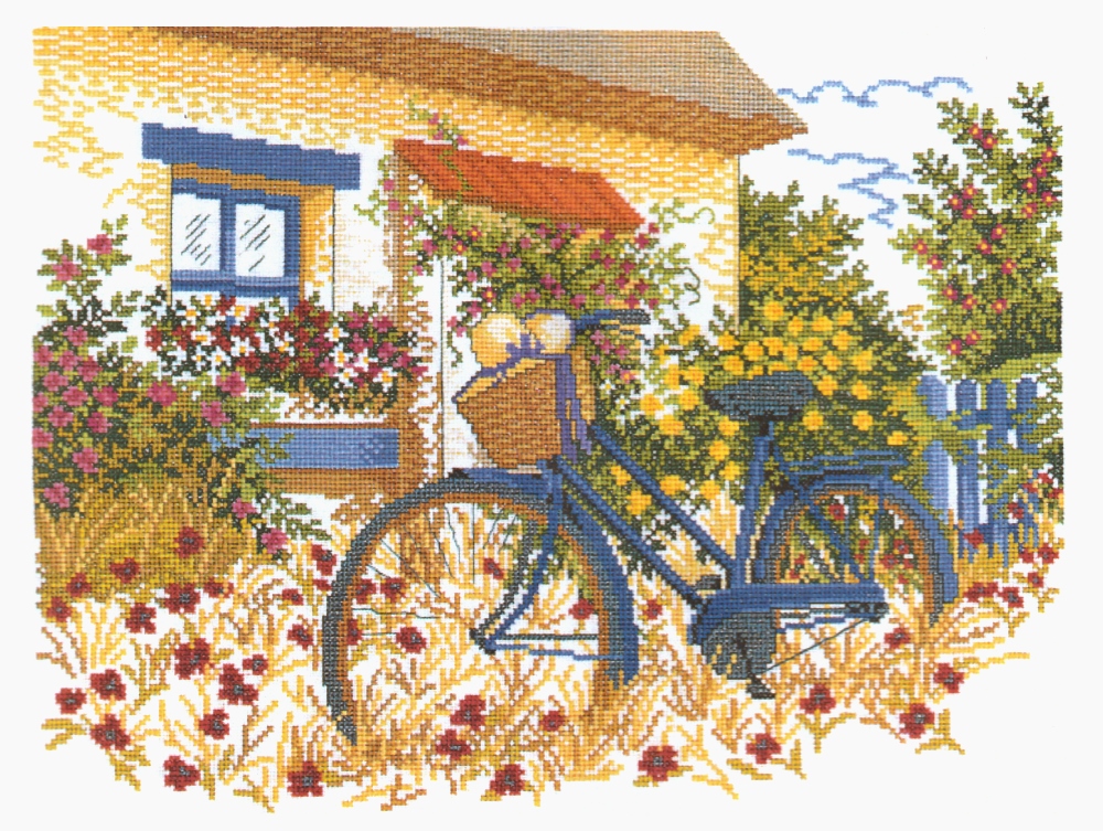 Eva Rosenstand ชุดปัก Blue bike
