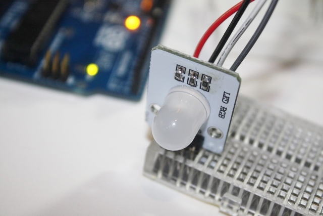 RGB LED 10mm Module โมดูล LED RGB 3 สีขนาด 10mm