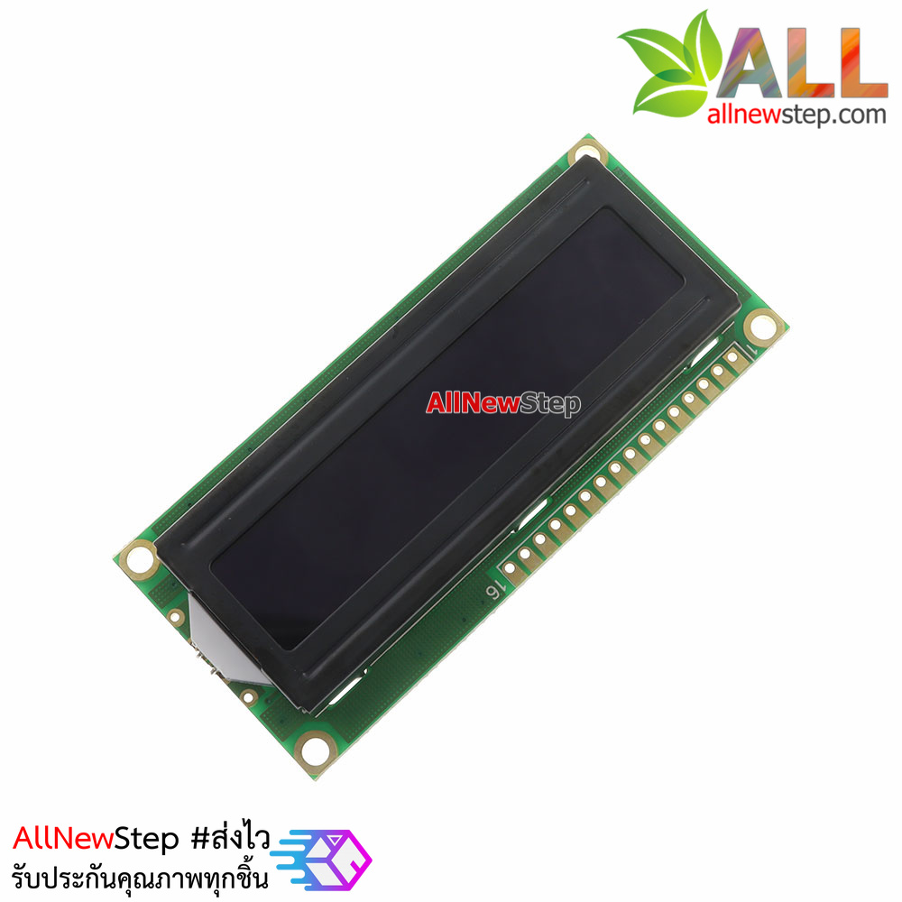 โมดูล LCD for Arduino Display 1602 LCD Blue Text Black Screen 16x2 LCD with backlight of the LCD screen จอ LCD สีฟ้าไฟแบ็คไลท์สีดำ