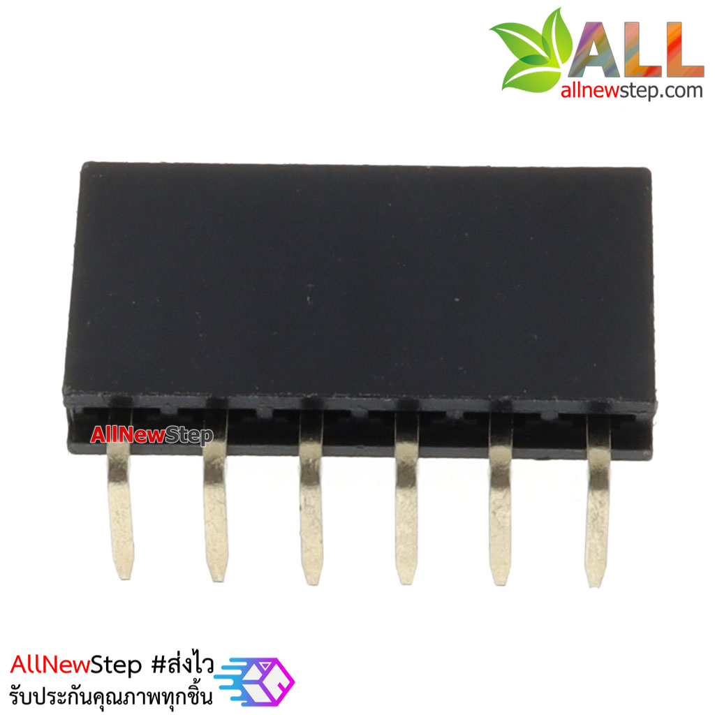 1x6 Pin 2.54mm Pin 90 degree Female Pin Header Connector