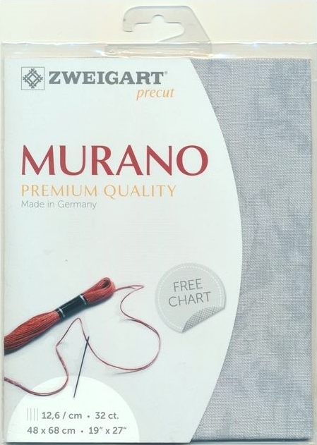 Zweigart Murano Vintage 32ct. สี Stormy Night ขนาด 48 x 68 ซม.