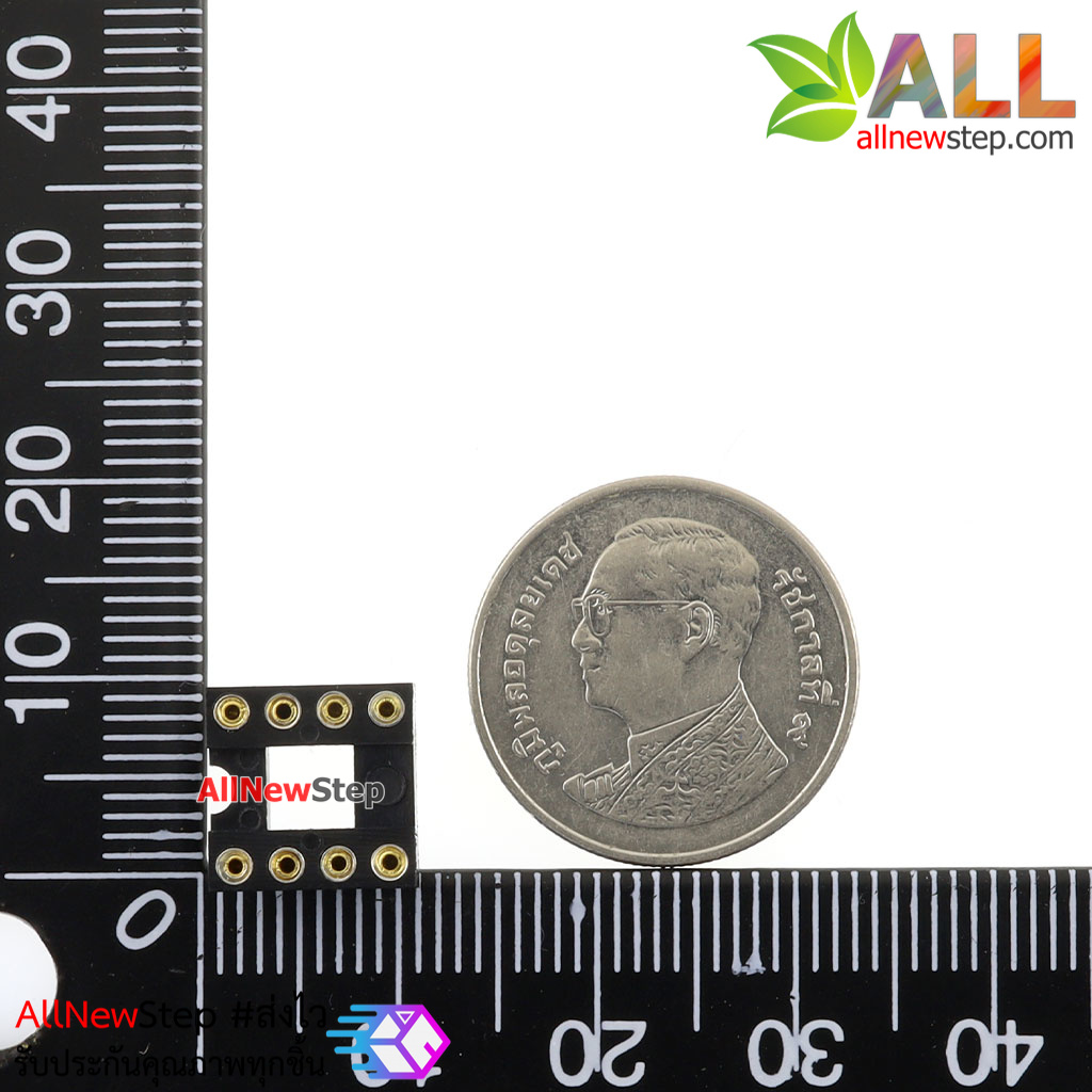 socket 8 ขา 8 pin Socket (DIP-8) แบบขากลม