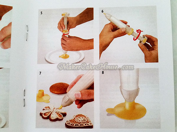 ชุดปากกาซิลิโคนแต่งหน้าเค้ก