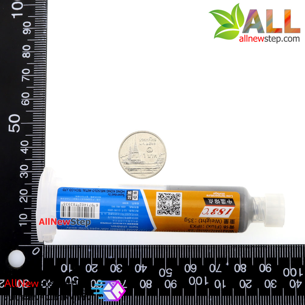 ตะกั่วบัดกรี MECHANIC ตะกั่วเหลว 10CC solder paste SMT solder paste BGA solder syringe ขนาด 10CC