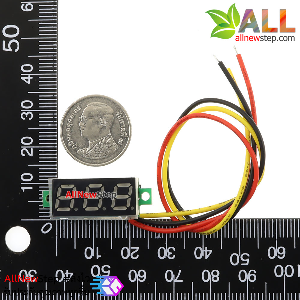 0.28 นิ้ว Digital DC volt meter 0-100V โวลต์มิเตอร์ 0-100V ขนาด 0.28 ...