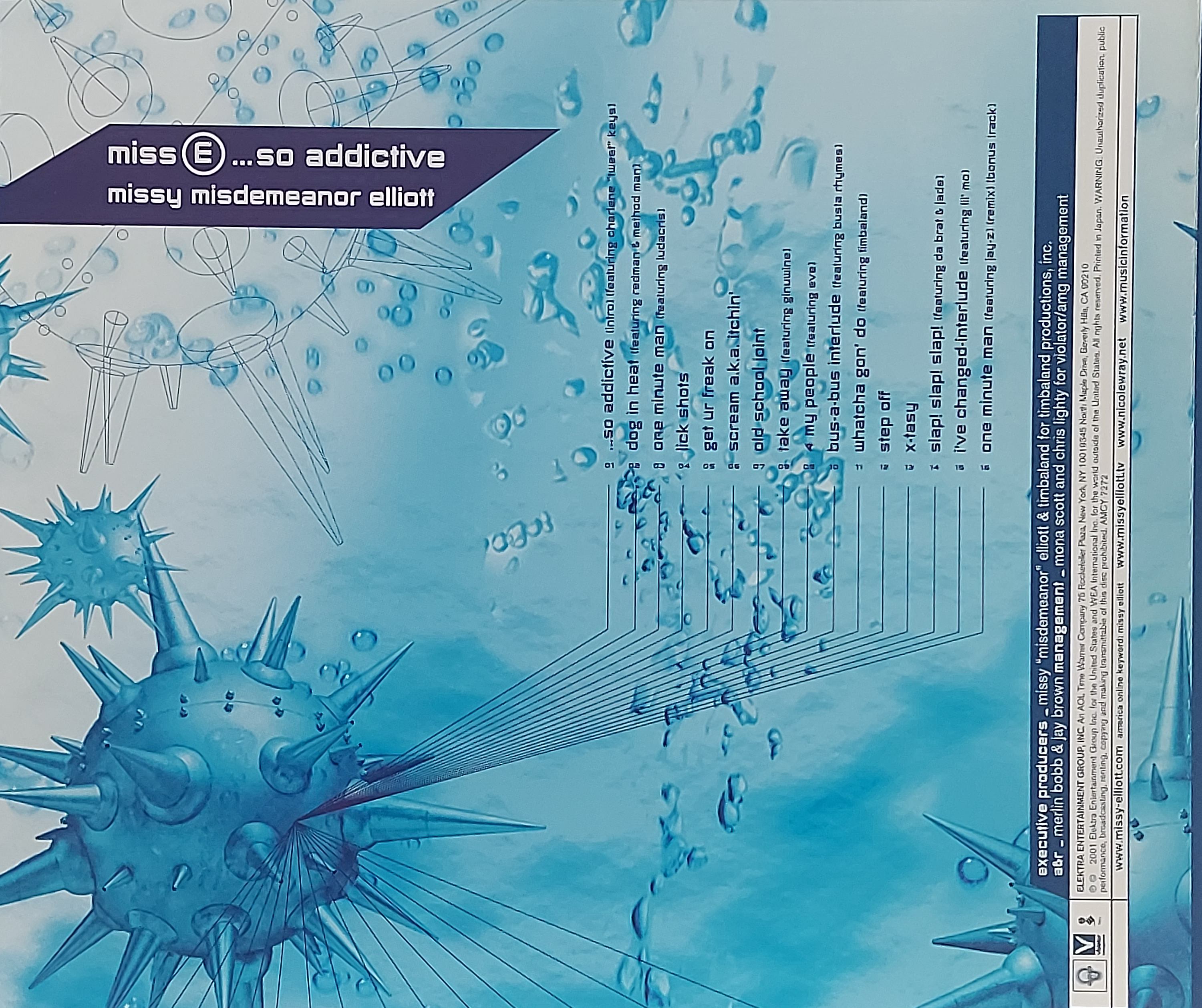 Used CD,Missy Elliott - Miss E ...So Addictive (A+)(2001)(Japan)