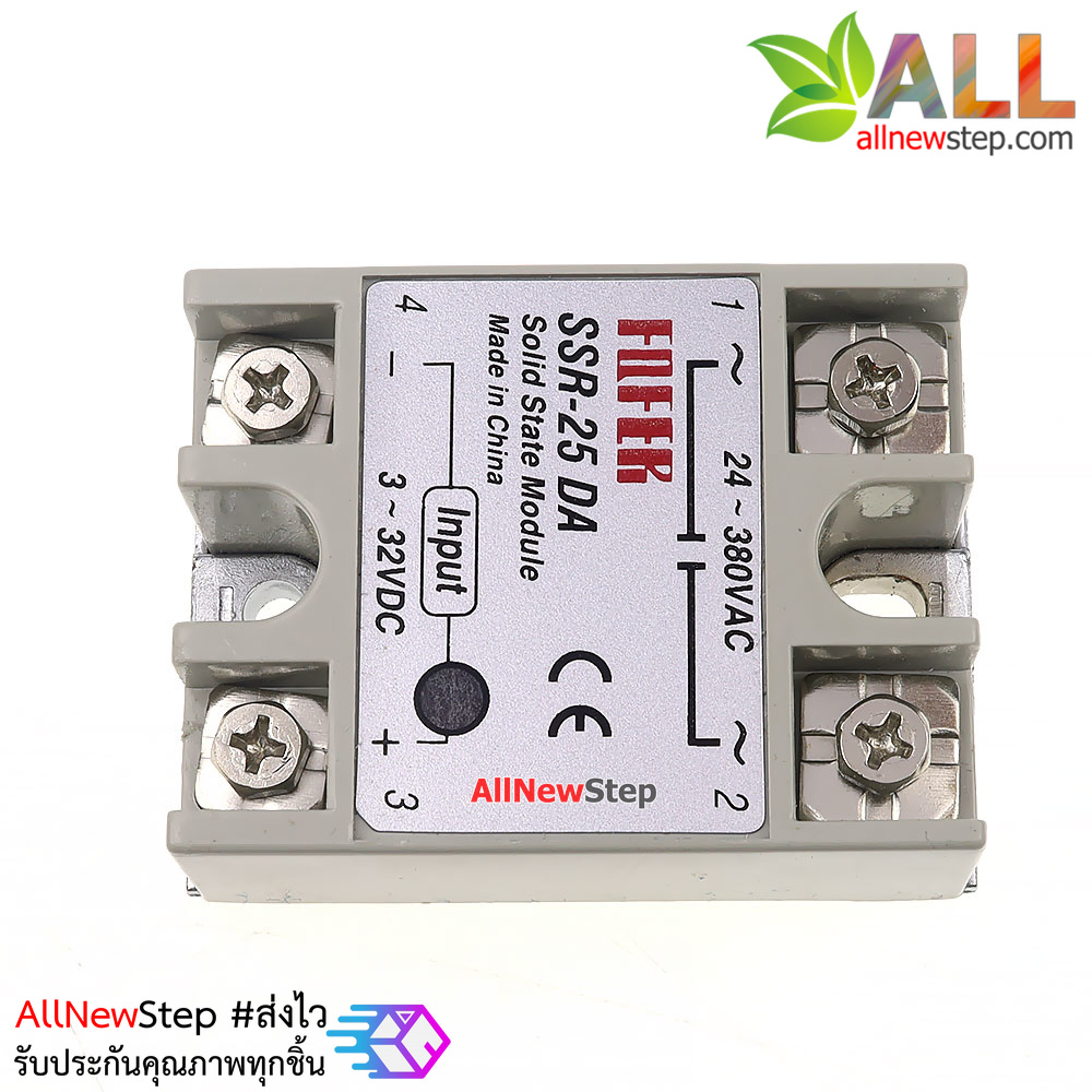 Solid State Relays 25A SSR-25DA Input 3-32VDC Output 24-380VAC