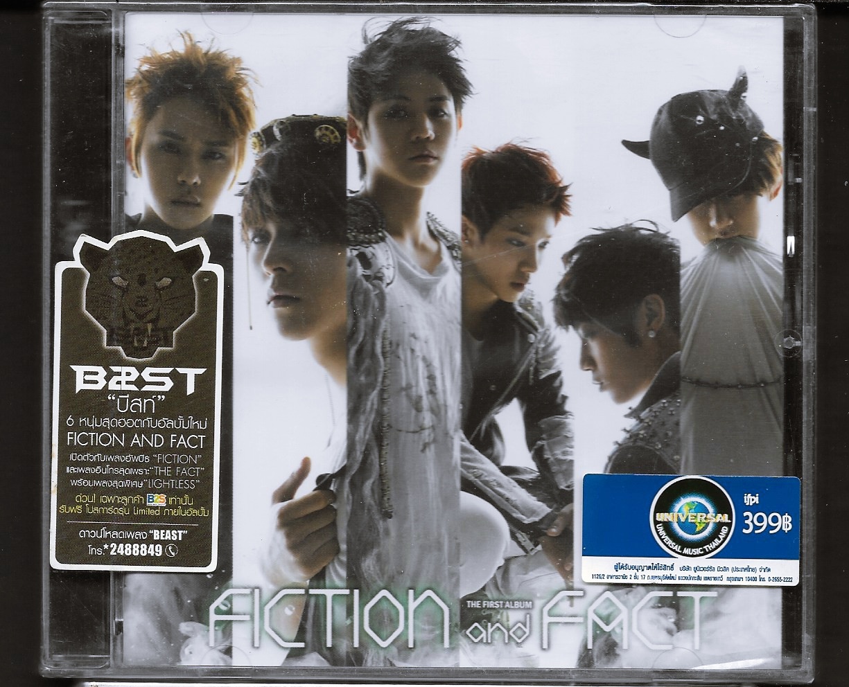 CD,Beast - Fiction And Fact (บีสท์) (Korean songs)(K-Pop)(2011)(Thai)