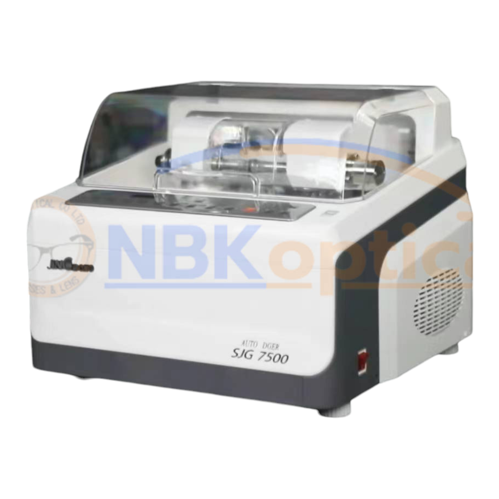 เครื่องฝนเลนส์ออโต้ระบบอัตโนมัติ Automatic Lens edger SJG-7500 ฝนเลนส์ PC CR GL ขัดเงาสันเลนส์ กรอบเต็มกรอบเซาะ