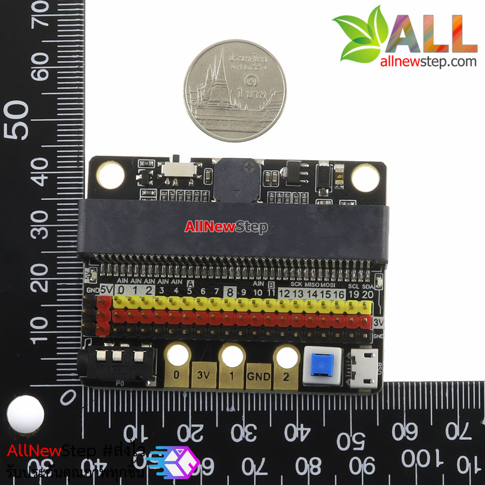 บอร์ดขยายขา Micro:bit IOBIT V2.0 microbit Breakout adapterboard