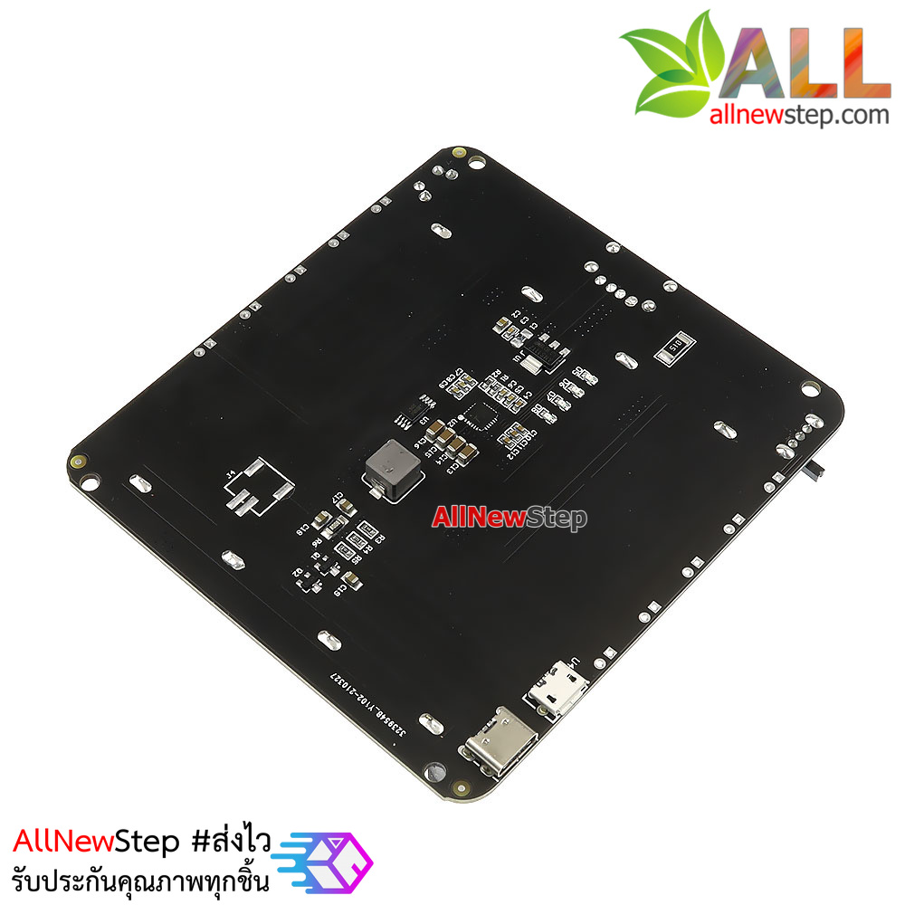 แหล่งจ่ายไฟสำหรับ Arduino NodeMCU ESP8266 ESP32 ถ่าน 18650 4 ก้อน USB Battery Shield V3