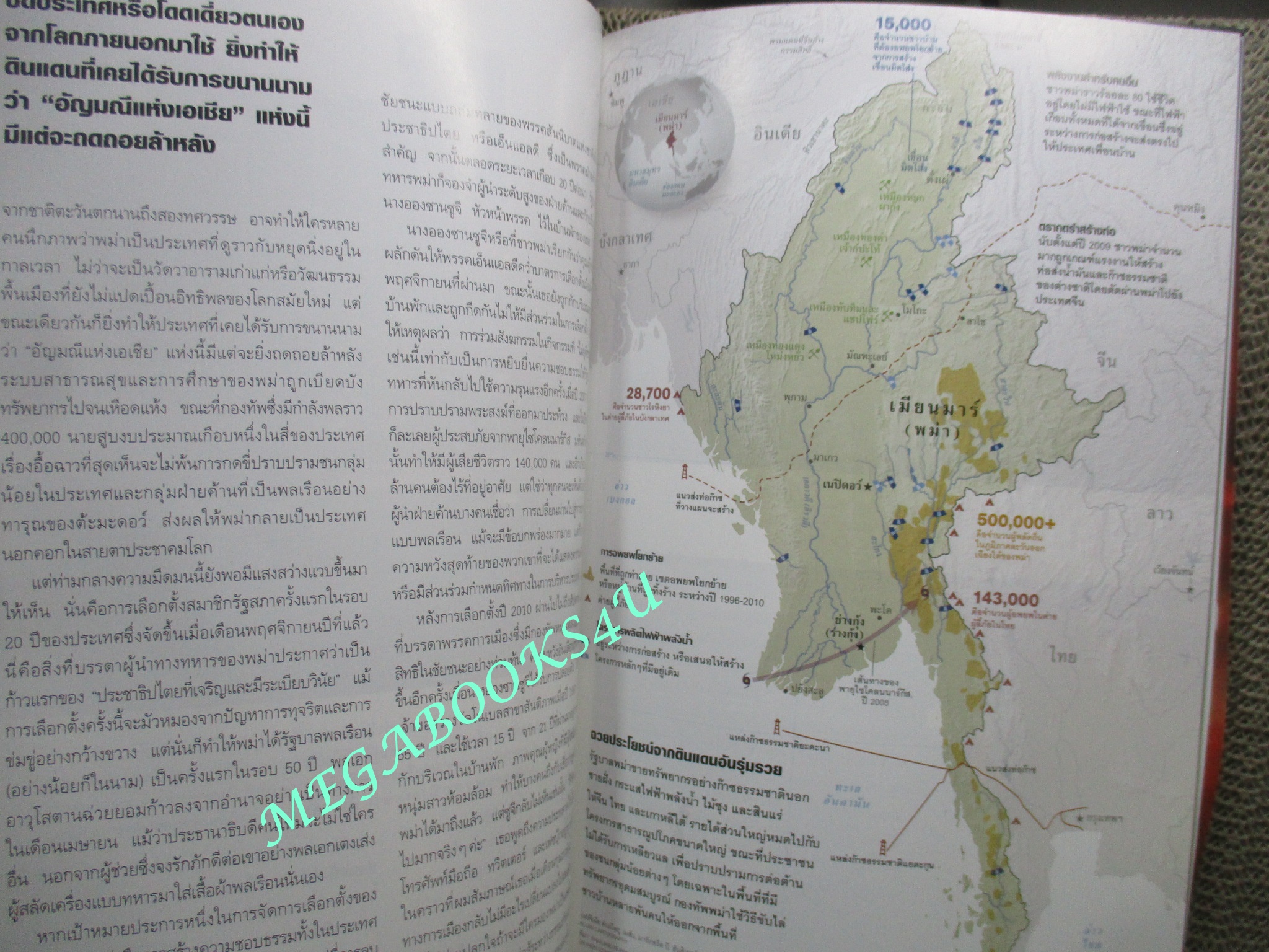 นิตยสาร เนชั่นแนลจีโอกราฟิก National Geographic ฉบับ121 2554 หุ่นยนต์ , ประชาธิปไตยในพม่า