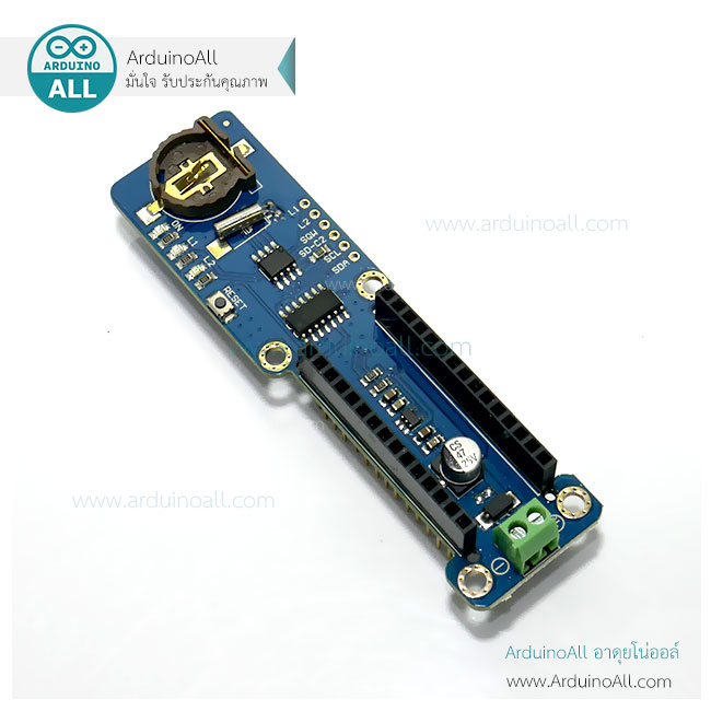 บอร์ด Data Logger nano Shield สำหรับ Arduino Nano sd card DS1307