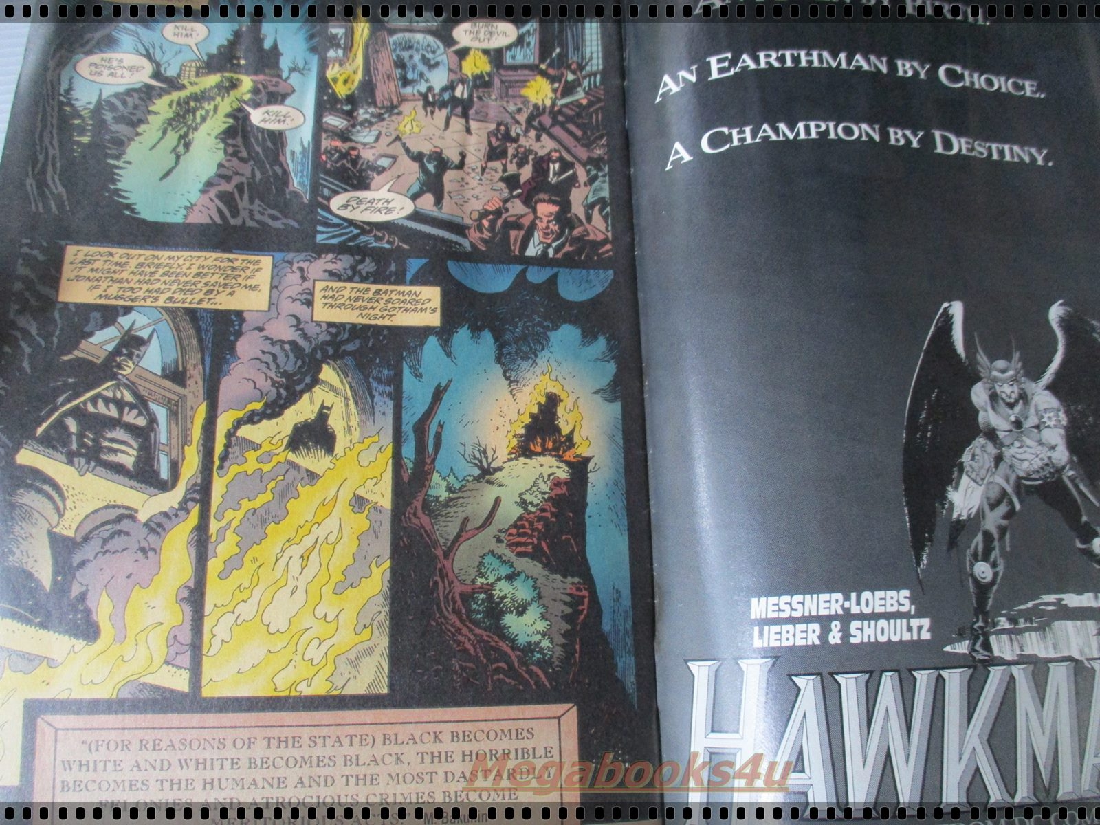 การ์ตูน DC comics การ์ตูนภาษาอังกฤษ แบทแมน BATMAN ฉบับที่ 02 ตอน SHADOW OF THE BAT/THE TYRANT ปี2537