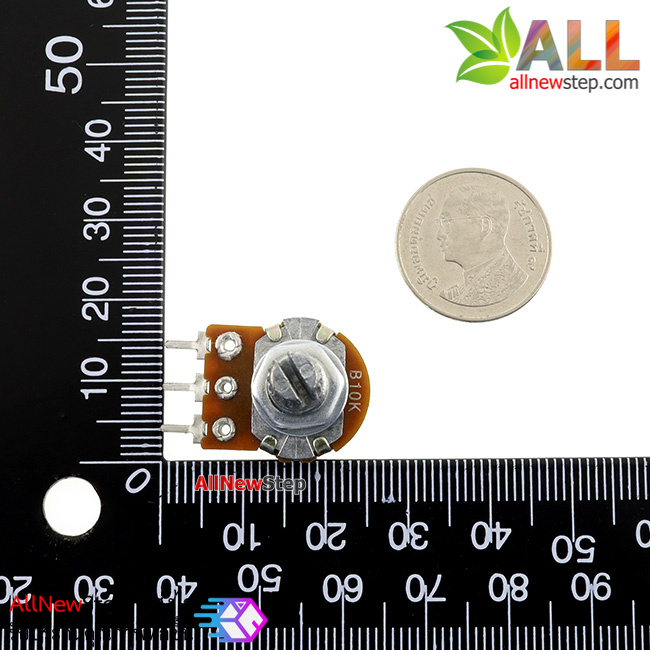 ตัวต้านทานปรับค่าได้ 10K โวลลุ่ม โพเทนซิโอมิเตอร์ VR 10 Kohm