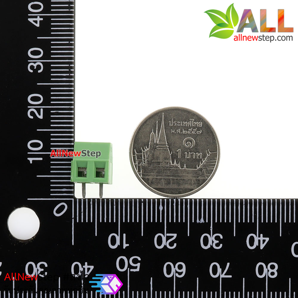 Terminal block KF128 2P pitch 3.81MM 2p spliced screw 300V/10A