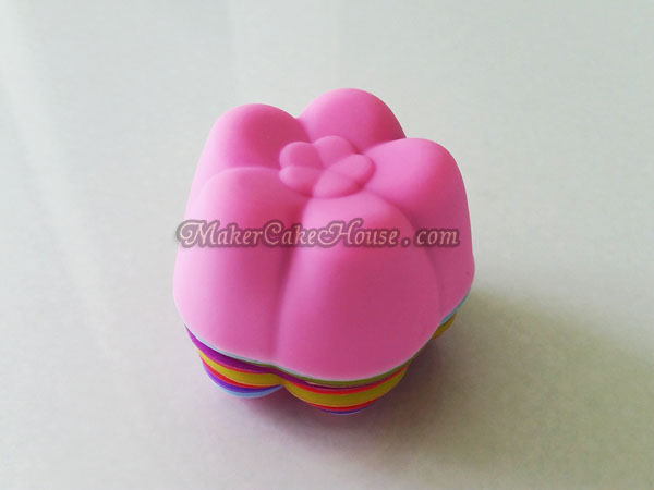 พิมพ์ซิลิโคนดอกบ๊วยเดี่ยว 5 cm. ( ราคา 12 ชิ้น )