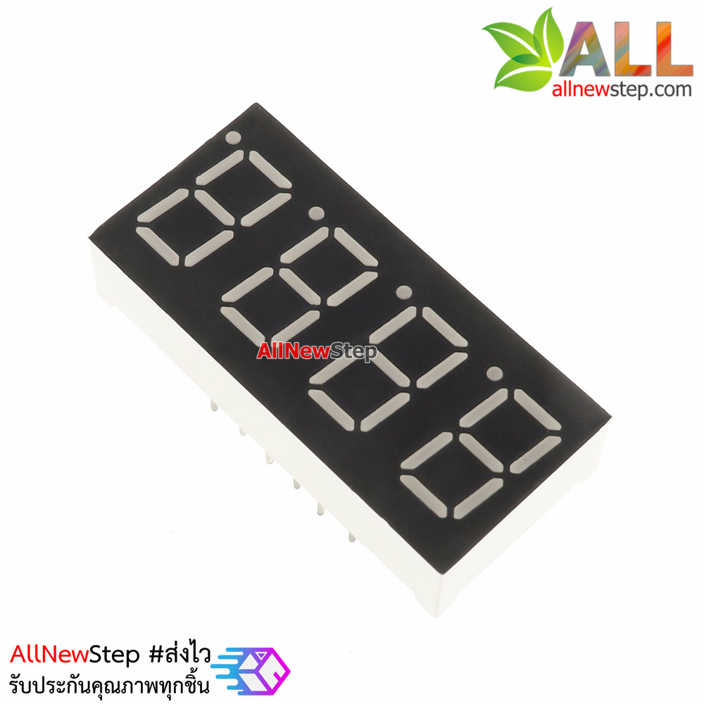 7 Segment 0.36 นิ้ว Common Anode 4 digit Red ไฟ 7 segment 0.36 4 หลัก สีแดงแบบไฟบวกร่วม 3461B