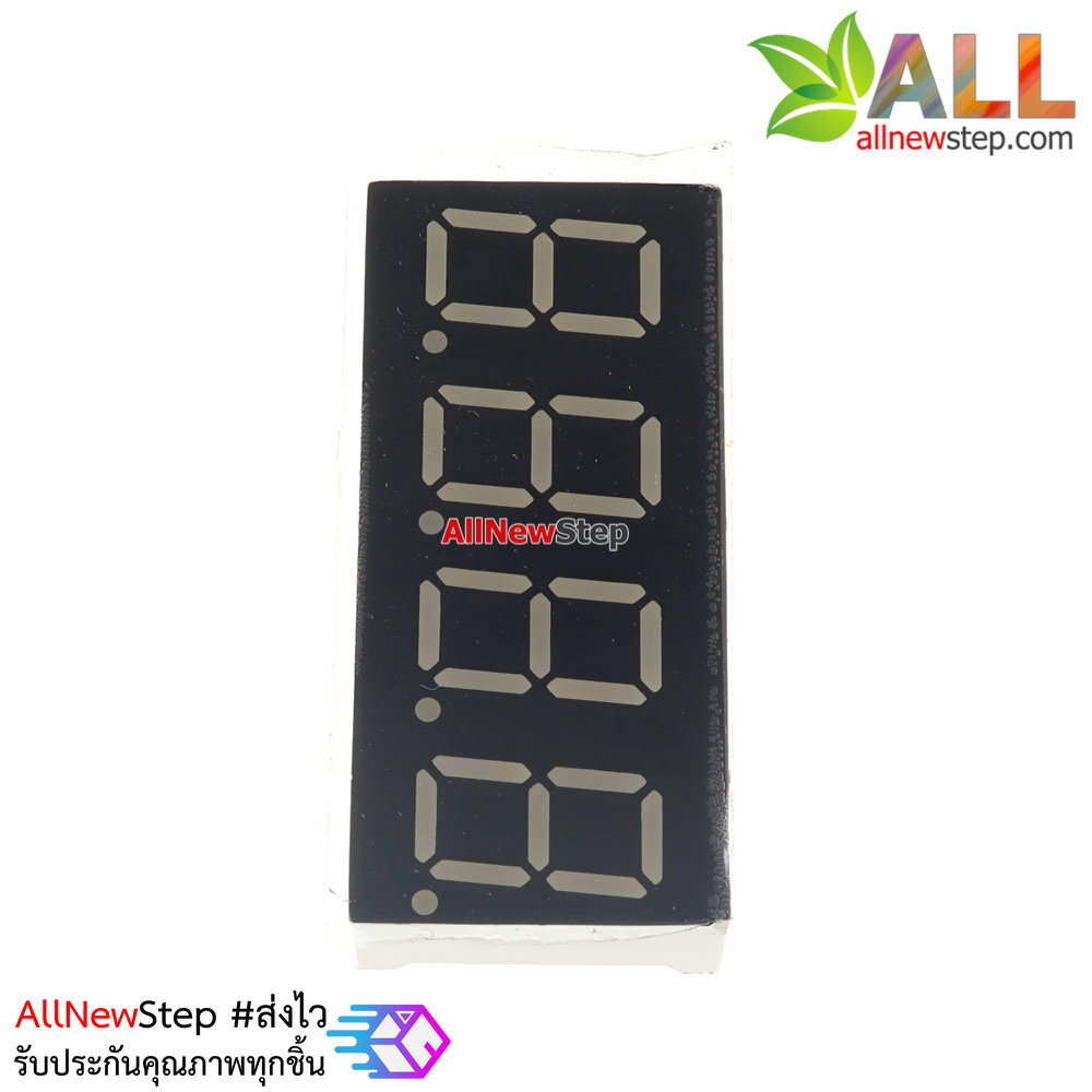 7 Segment 0.36 นิ้ว common cathode 4 digit Red ไฟ 7 segment 0.36 4 หลัก สีแดงแบบไฟลบร่วม 3461A